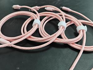 <span class=keywords><strong>Cable</strong></span> Tipo-C de Carga Rápida PD de 20W, 1M, Blanco, Trenzado de Nailon, para iOS y Android, con Conductor de Cobre Puro - Product Image 5
