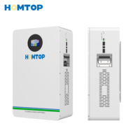 Dispositif de stockage d'énergie hors réseau LiFePO4 51,2 V de qualité supérieure HTHES-WM4-1000, intégration simple pour maison intelligente, port de communication CAN, IP54