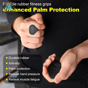 Poignées antidérapantes pour la musculation, les tractions, l'entraînement en salle de sport, unisexes, ergonomiques, en caoutchouc, protecteurs de mains, renforçateurs, gants de poignée - Product Image 4