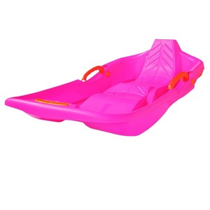 Trineo de Plástico para Niños, Rojo, 90 cm, con Frenos, para Jugar en la Nieve - Product Image 5