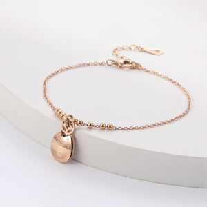 Venta al por mayor 14K chapado en oro pulsera de acero inoxidable para las mujeres de moda de lujo brazaletes Venta caliente en Dubai para los regalos - Product Image 2