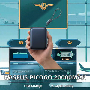 มินิพาวเวอร์แบงค์พกพา 20000mAh 45W PD พร้อมสาย USB-C ในตัว ระบบควบคุมอุณหภูมิ NTC ระบบป้องกันความปลอดภัย 9 ชั้น - Product Image 2