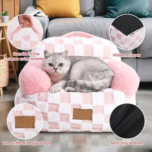 Factory Wholesale Cat <b>Sofa</b> Removable Washable Pet <b>Dog</b> Cat <b>Bed</b> Human <b>Sofa</b> Pet Mat Soft Portable Cat <b>Sofa</b> <b>Bed</b> - Product Image 6