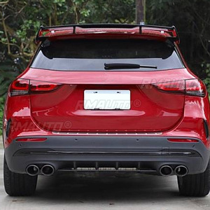 Diffuseur de pare-chocs arrière, séparateurs latéraux arrière, lèvre de spoiler, protection de pare-chocs arrière pour Mercedes-Benz Classe GLA H247 GLA180 GLA45 AMG - Product Image 4