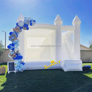 Bounce Combo nhà <span class=keywords><strong>Inflatable</strong></span> Bouncer đám cưới bouncy lâu đài ngoài trời cho thuê <span class=keywords><strong>Inflatable</strong></span> trắng 1 mảnh Thương mại đảm bảo tùy chỉnh - Product Image 6