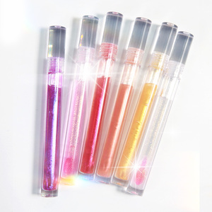 Gloss à lèvres liquide rose de haute qualité, naturel, biologique, transparent, brillant, végétalien, nourrissant, éliminant les ridules des lèvres, en gros - Product Image 5