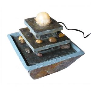 Ornements en gros Roue Feng Shui Décorations d'eau courante de bureau Décoration de la maison du salon Petite <span class=keywords><strong>fontaine</strong></span> de <span class=keywords><strong>table</strong></span> <span class=keywords><strong>basse</strong></span> - Product Image 1