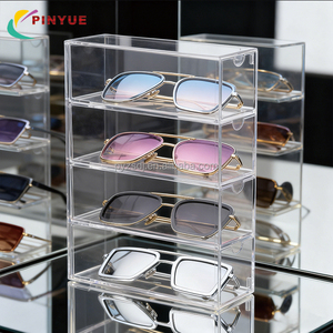 Estantes Organizadores Acrílicos Transparentes al por Mayor, Almacenamiento Interior para Maquillaje, Perfumes y Joyas, Exhibidor Acrílico Personalizado de <span class=keywords><strong>4</strong></span> Niveles - Product Image 3