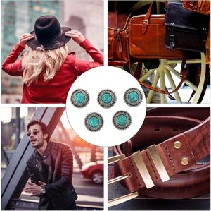 OATIPHO กระดุมตกแต่งสำหรับงาน DIY งานฝีมือหนัง สไตล์วินเทจ อุปกรณ์ยึดติด ไม่เป็นสนิม ใช้กับกระเป๋าและฮาร์ดแวร์กระเป๋า ดีไซน์เก๋ - Product Image 6