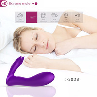 Vibrateur portable pour clitoris et point G, télécommande, 10 fréquences, double stimulation, étanche IPX6, rechargeable par USB, silicone