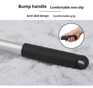 Winterauto Reinigingstool Aluminium Telescopische Sneeuwschep Met Lange <span class=keywords><strong>Plastic</strong></span> Handvat Antivries Ijsschraper Staat Nieuw