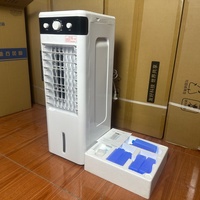 Refroidisseur d'air portable à faible consommation d'énergie, 3 vitesses, écologique, alimenté par courant alternatif, faible niveau sonore, pour la maison, le bureau, le garage et l'hôtel, avec réservoir d'eau