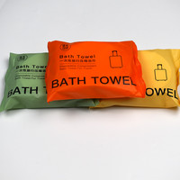 Toalla de baño de compresión Toalla desechable Absorción de agua Toalla facial 70*140cm Toalla de baño portátil de algodón