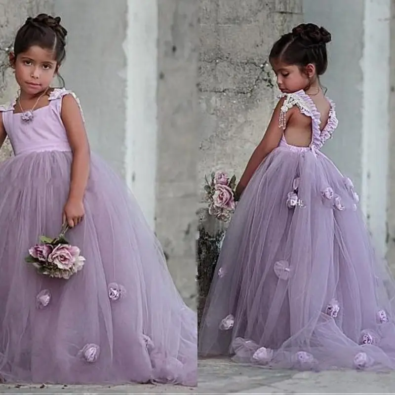 Encuentre el mejor fabricante de vestido lila niña y vestido lila niña para  el mercado de hablantes de spanish en 