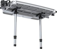 Grande planche de nettoyage et de filetage de poisson blanche de 36,5 po x 18,7 po avec 4 porte-cannes, règle à double échelle, planche à découper pour appâts, pince de table et outil de bateau