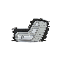 Pièces détachées automobiles Porte latérale de voiture Interrupteur intérieur de porte de voiture Garniture de panneau de couverture en fibre de carbone pour Mercedes Benz