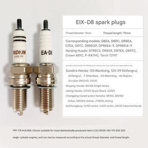 Bujía de iridio LIBEN D8TC para motocicleta EFI, fábrica de scooters Wuyang - Product Image 3