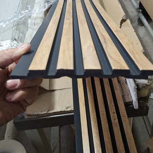 Panneau mural en PVC décoratif en bois brillant, imperméable et résistant à l'humidité pour hôtels, appartements, hôpitaux, matériau <span class=keywords><strong>MDF</strong></span> avec surface texturée - Product Image 4
