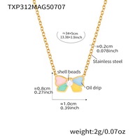 Collier, bracelet et bague unisexes pour enfants en acier inoxydable plaqué or 14 carats avec pierre naturelle de bambou, thème bouddhiste