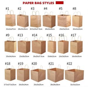 Sacs en papier torsadés personnalisables de haute qualité avec poignée pour la vente à emporter de la restauration rapide - Product Image 5
