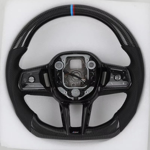 Volante de fibra de carbono envuelto en cuero perforado negro personalizado para F30 a <span class=keywords><strong>precio</strong></span> directo de fábrica con estilo M Sport - Product Image 5