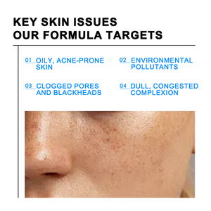 Mascarilla Limpiadora de Pasta de Frijol Negro con Roca Volcánica, Vitamina C, Control de Grasa Herbal, Limpieza Profunda de Poros, Lodo Facial de Caolín, Arcilla Volcánica - Product Image 3