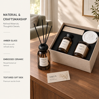 AIKUN Factory Manufacture des Coffrets Cadeaux Personnalisés avec Plusieurs Choix de Parfums, Formule Naturelle à Base de Plantes, Diffuseur de Parfum à Bâtonnets