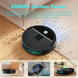 Minfu 3-in-1 Smart Floor Robot Automated <b>Mop</b> Sweeping Electric Vacuum Cleaner Wet Dry for Household Use Aspirateur Robot - Product Image 5