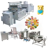 Ligne de production continue de guimauves protéinées 4 couleurs, machine à fabriquer des guimauves blanches de type soufflé pour les producteurs de bonbons