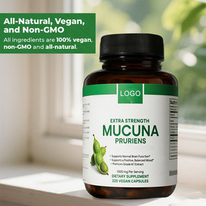 Mucuna Pruriens Veggie kapsül 220 sayısı gmo-ücretsiz yetişkin enerji takviyeleri yetişkinler için enerji ve dayanıklılık hamile kadınlar için değil - Product Image 4