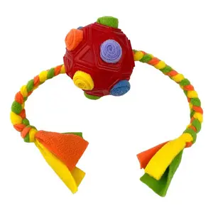 Langlebiger Gummi-Haustier-Schnüffelball interaktives Langsam-Fütterungs-Kauspielzeug für Hunde nachhaltig und interaktiv