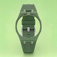 Reloj de Alta Calidad para Jóvenes, Diseño Real, Color Blanco, Caja de Biocerámica Azul, Esfera Multicolor Azul Oscuro, Estilo Casual