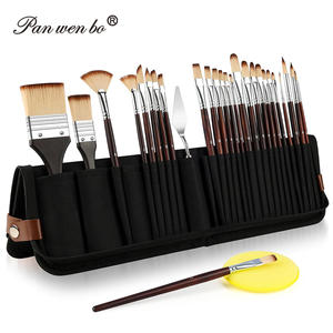 ชุดแปรงทาสีศิลปิน26ชิ้นชุดแปรงระบายสีน้ำสีอะคริลิคพร้อมมีดสำหรับผู้เริ่มต้นวาดภาพสีน้ำมัน - Product Image 1