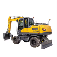 Mini-excavatrice XE150WD 0,6 m³ – Excavatrice sur roues de 14 tonnes à vendre