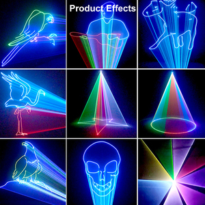 Công suất cao rbm đa đầy đủ màu sắc hoạt hình 5W 3W DJ DMX ánh sáng laser nhỏ cho bên câu lạc bộ đêm hiển thị ánh sáng laser Bar ánh sáng sân khấu - Product Image 3