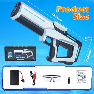 Pistolet à eau en plastique 350 ml pour enfants, idéal pour la piscine, la plage et le sable – Cadeau parfait – Offre spéciale - Product Image 5