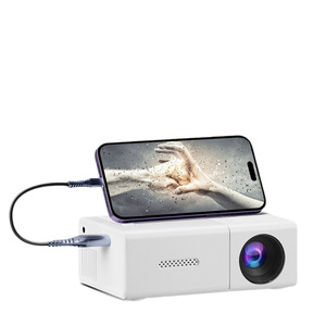 Mini proyector portátil YG300 480P 12,7 cm x 8,2 cm x 4,5 cm para uso doméstico y en campamentos - Product Image 3