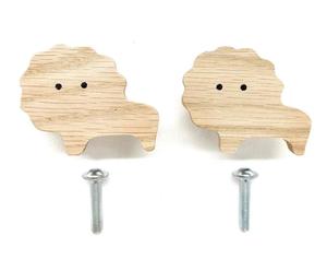 Poignées de <span class=keywords><strong>tiroir</strong></span> en bois pour meubles d'<span class=keywords><strong>animaux</strong></span>, boutons pour armoire, placard, porte de garde-robe - Product Image 4