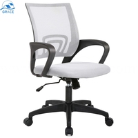 Vente en gros à bas prix Chaise d'ordinateur tournante pivotante Mobilier de bureau ergonomique Chaise visiteur réglable en maille pour direction