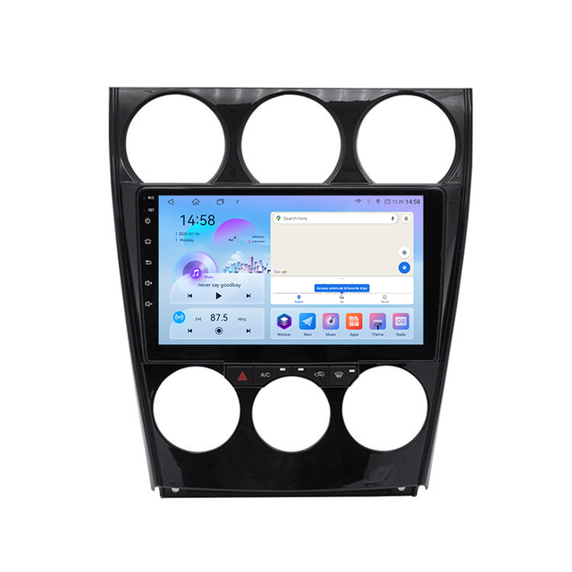 9 Inch Full Touch Screen Auto Stereo DSP GPS Navigation for 2004-2015 Mazda 6 Radio RCA Cables BT FM Automobile Multimedia
