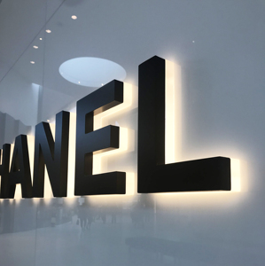 OEM ODM Custom Logo Acrylic Letter Stainless Steel <b>LED</b> Backlit Signboard for Car Advertising Long Durable - Product Image 4