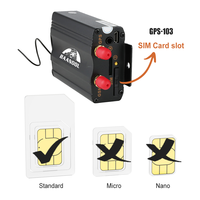 Rastreador GPS Antirrobo con Alarma, Posicionamiento Preciso Tk 103b con Software Espía para Teléfono Celular, Aplicación Web Gratuita, Apagado Remoto del Motor