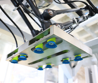 Robot Delta 4 axes haute vitesse avec pré-charge de 3 kg, pince à ventouse pour papier/carton, ligne automatique pour aliments/pain, multi-tension