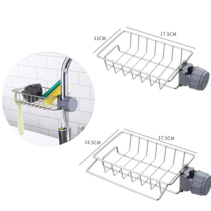Organizzatore Multifunzionale per Lavello, Portaoggetti Regolabile per Rubinetto e Tubi di <span class=keywords><strong>Scarico</strong></span>, <span class=keywords><strong>Salvaspazio</strong></span> per Mobiletti da Cucina - Product Image 1