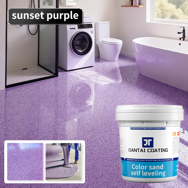 coucher de soleil violet