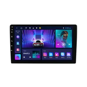 Qled 2DIN android12 8 lõi 360 máy ảnh xe DVD Player cho Đơn vị đứng đầu 9/10inch phổ Carplay video autoradio