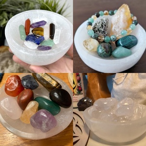 Bol en sélénite naturelle sculptée à la main nettoyage spirituel amour charge parfaite cristaux purifiants <span class=keywords><strong>idée</strong></span> <span class=keywords><strong>cadeau</strong></span> - Product Image 6