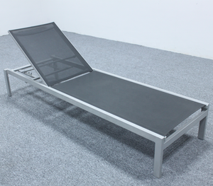 Mobilier d'extérieur de haute qualité cadre en aluminium inclinable bord de la piscine transat chaise longue - Product Image 4