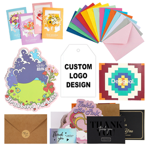 Wholesale Custom Thank You Cards for Small Business DIY Christmas Greeting Cards Promotional Gift Cards Blank Postcard Printing