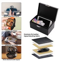Caja de Almacenamiento para Llaves de Coche, Protección de Privacidad RFID, Jaula de Faraday Portátil, Multifuncional, Hecha a Mano, Duradera, Popular, con Logotipo Personalizado